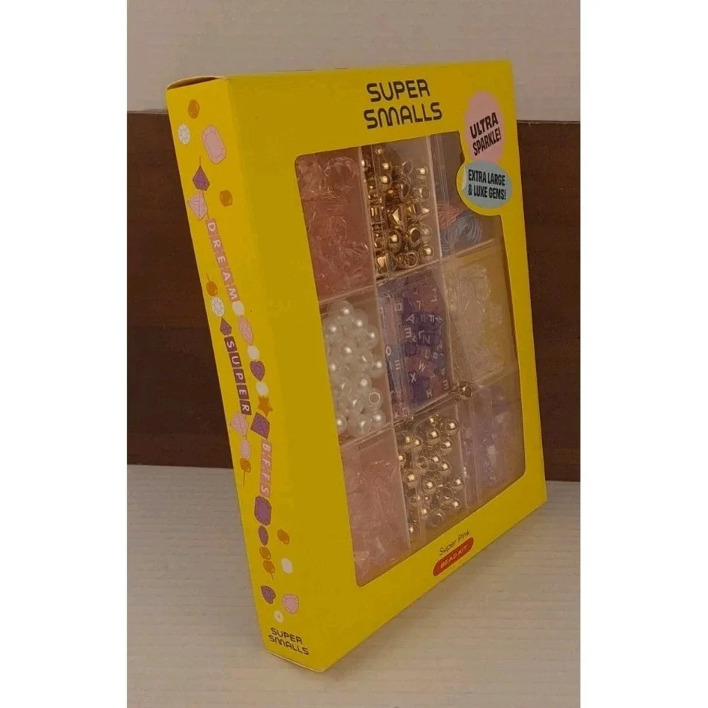 Super Smalls Rainbow Bead Kit for Kids Jewelry Making New In Box
